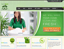 Tablet Screenshot of gotitmaidllc.com